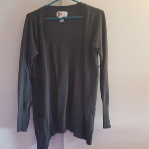 So grey cardigan size large